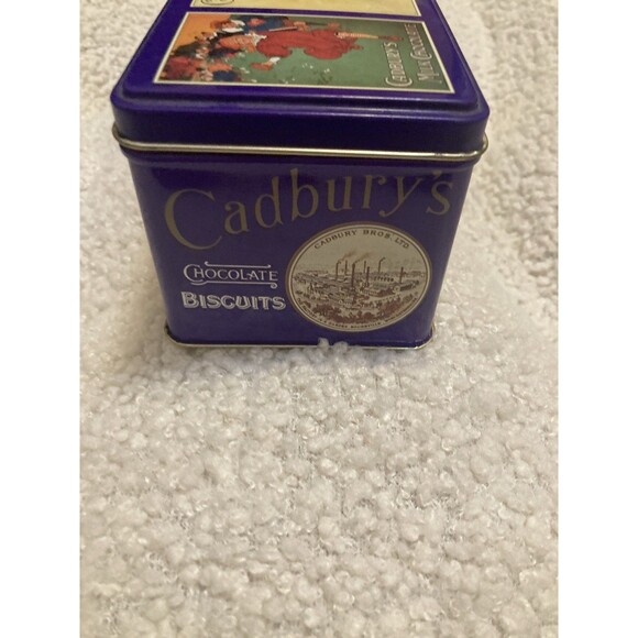 CADBURY’S Vintage Chocolate FINGERS COOKIES Metal Tin Box Container Hinge EMPTY - Picture 5 of 7